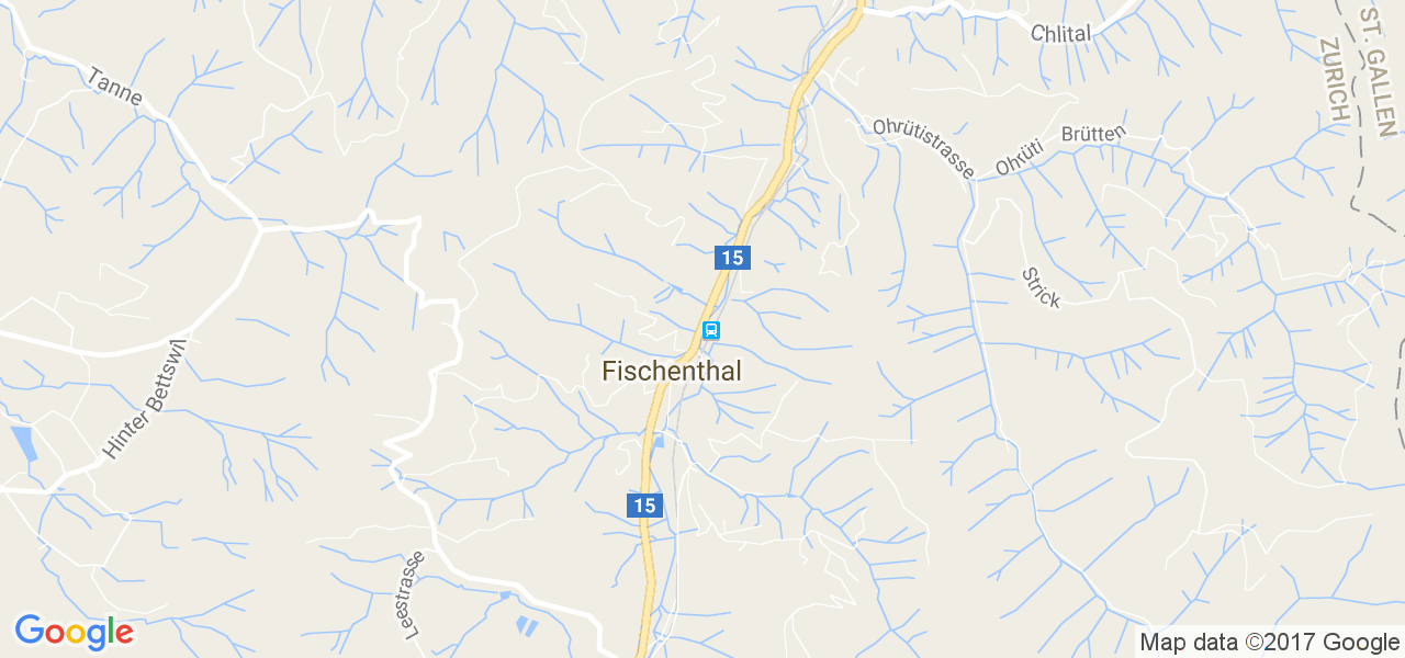 map de la ville de Fischenthal