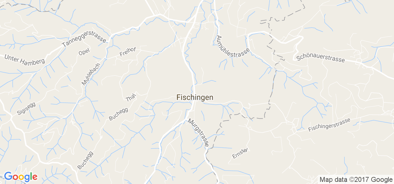 map de la ville de Fischingen