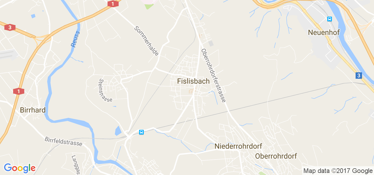 map de la ville de Fislisbach