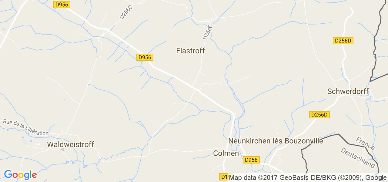 map de la ville de Flastroff