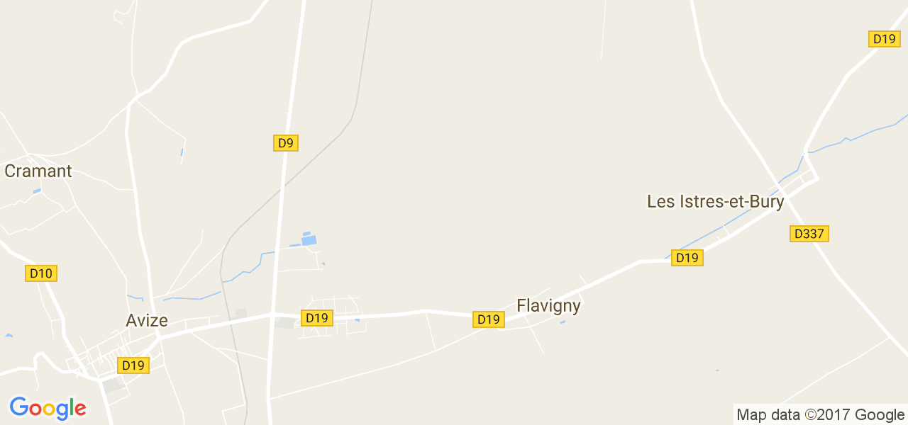 map de la ville de Flavigny