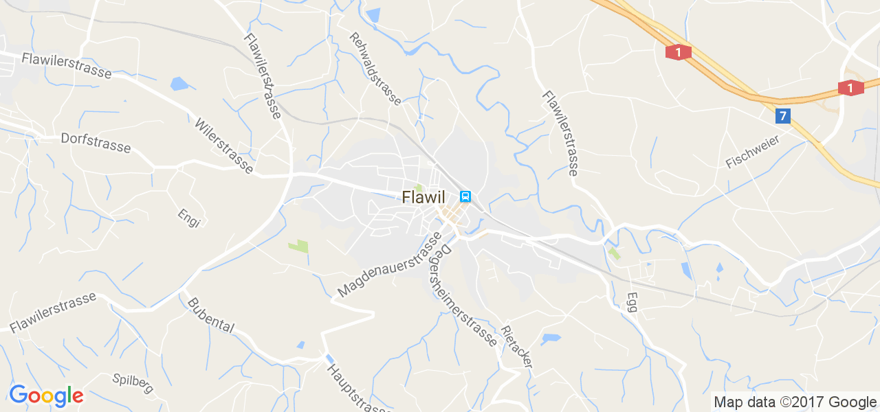 map de la ville de Flawil