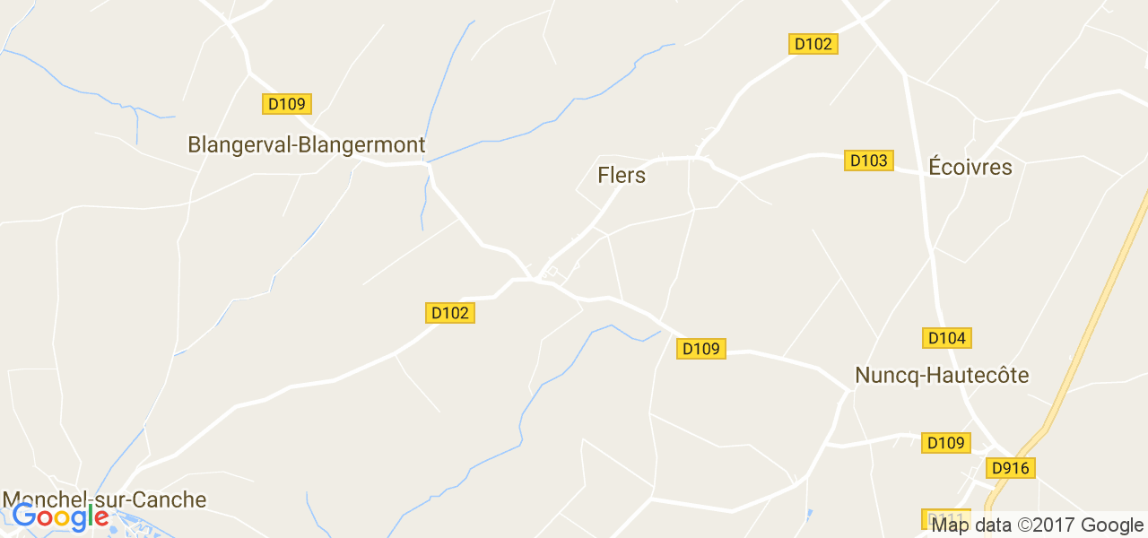 map de la ville de Flers