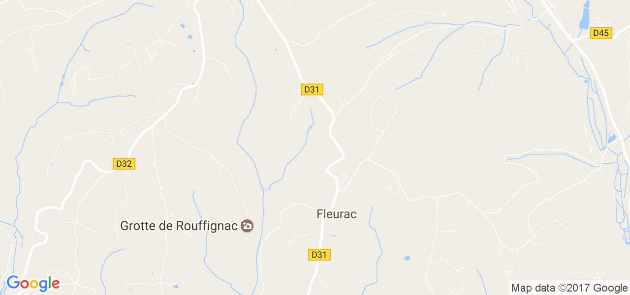 map de la ville de Fleurac