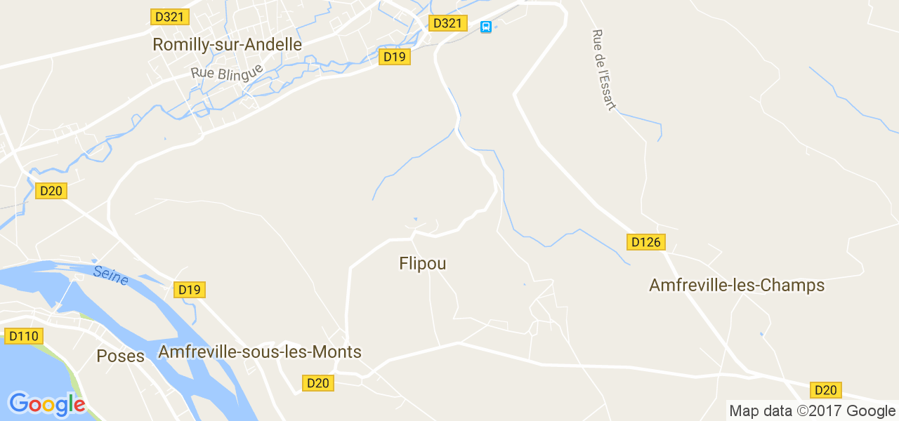 map de la ville de Flipou