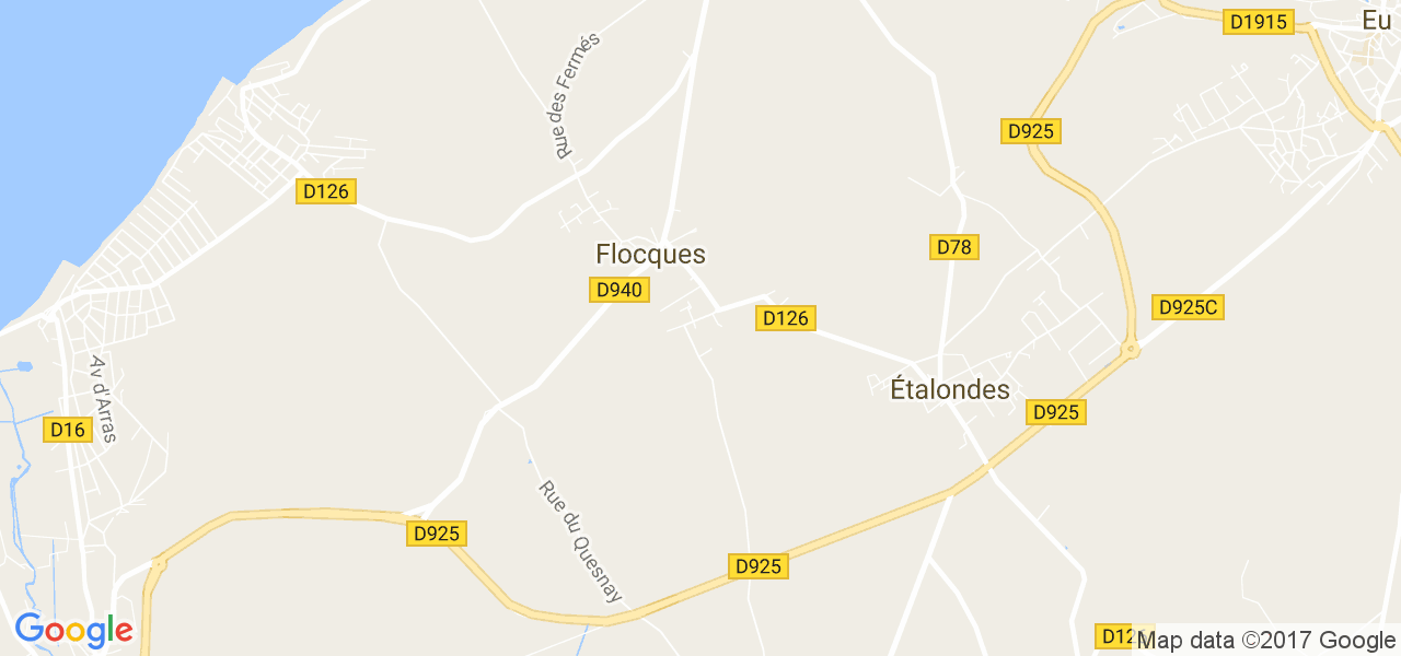 map de la ville de Flocques