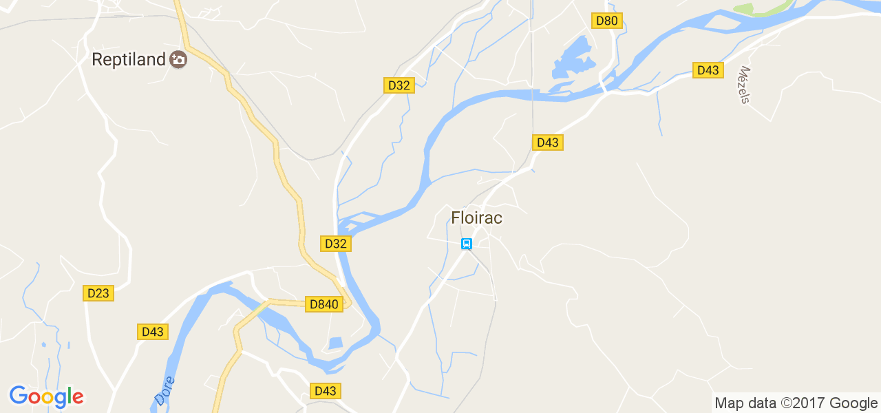 map de la ville de Floirac