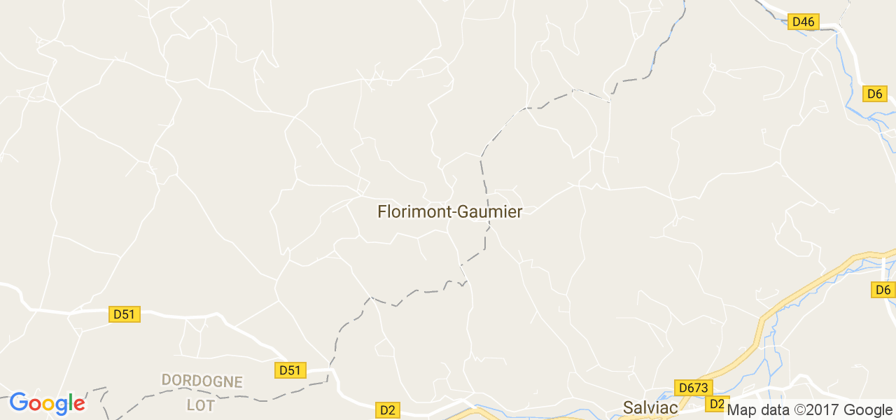 map de la ville de Florimont-Gaumier