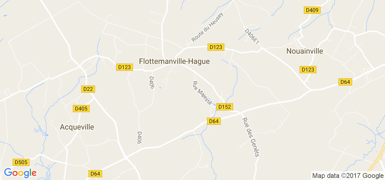 map de la ville de Flottemanville-Hague