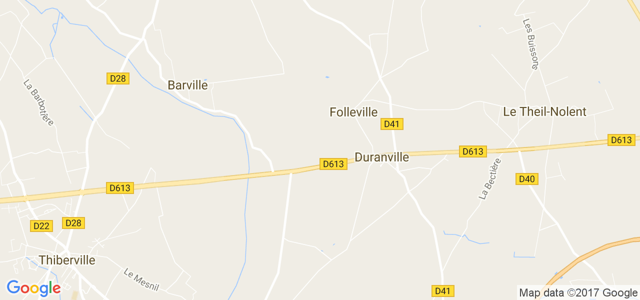 map de la ville de Folleville