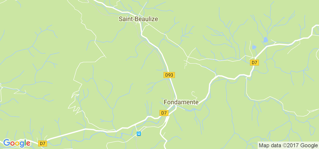 map de la ville de Fondamente