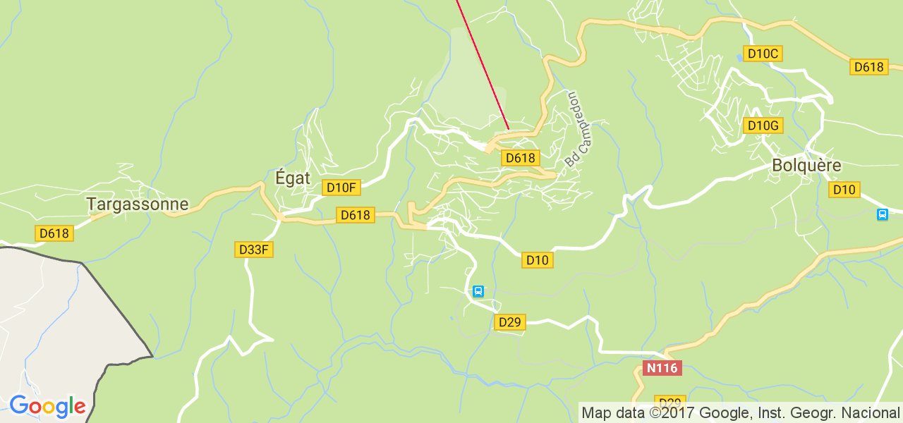 map de la ville de Font-Romeu-Odeillo-Via