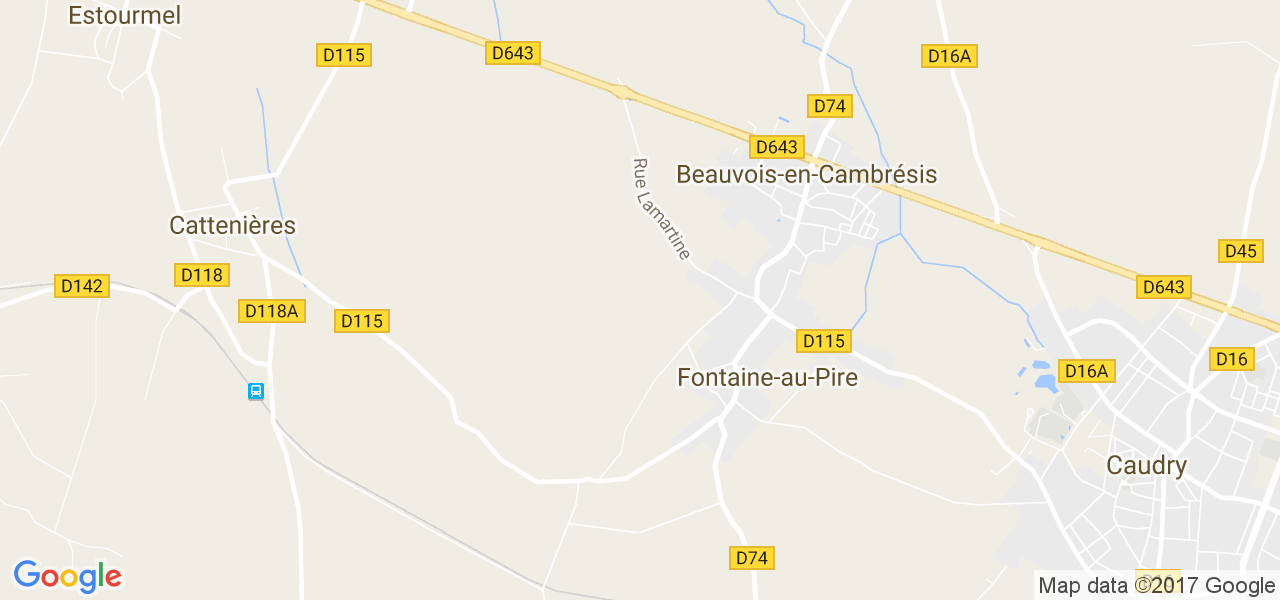 map de la ville de Fontaine-au-Pire