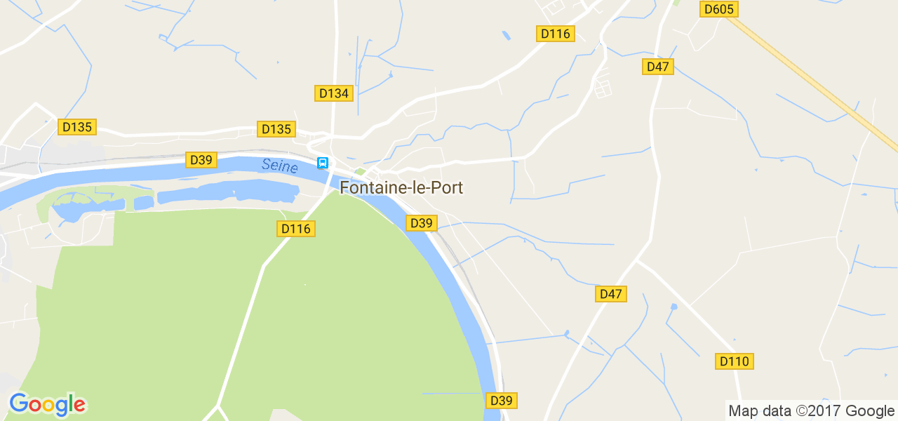 map de la ville de Fontaine-le-Port