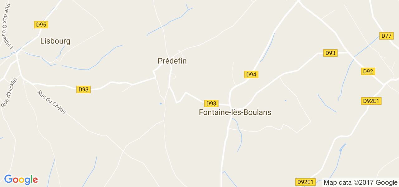 map de la ville de Fontaine-lès-Boulans