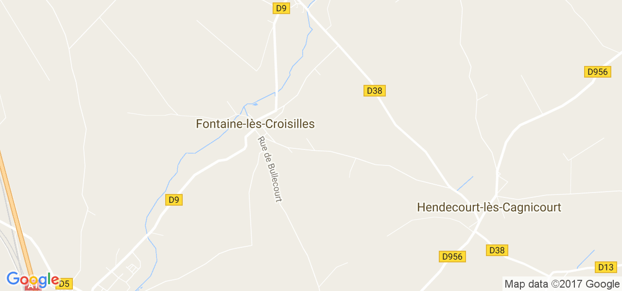 map de la ville de Fontaine-lès-Croisilles