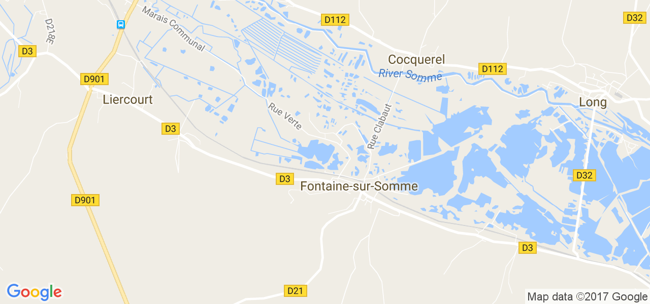 map de la ville de Fontaine-sur-Somme