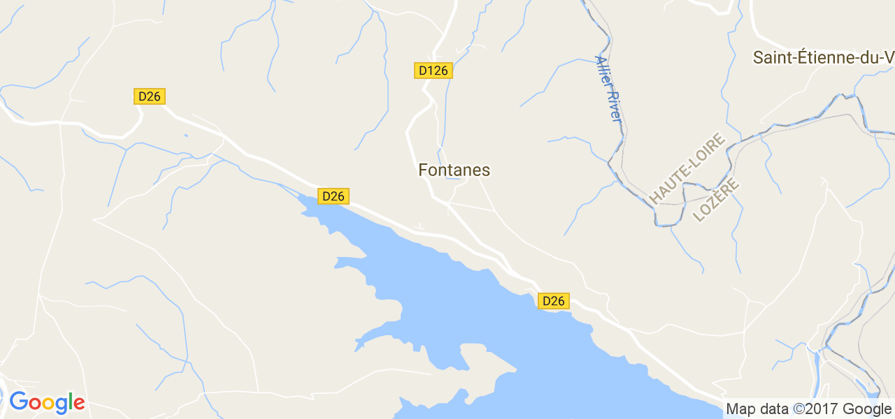 map de la ville de Fontanès