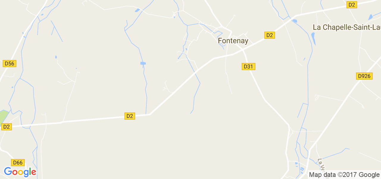 map de la ville de Fontenay