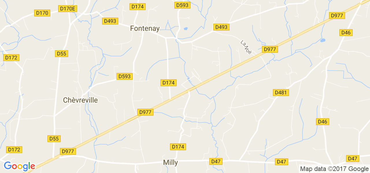 map de la ville de Fontenay