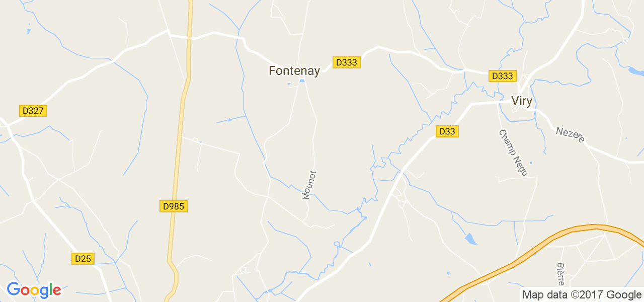 map de la ville de Fontenay