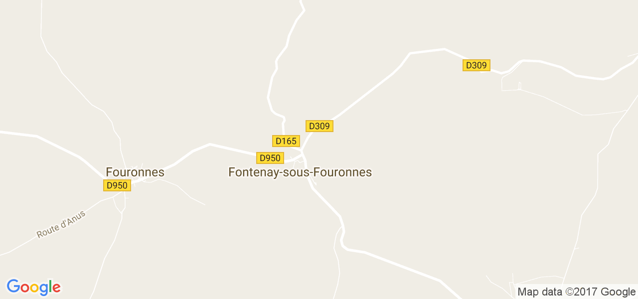 map de la ville de Fontenay-sous-Fouronnes