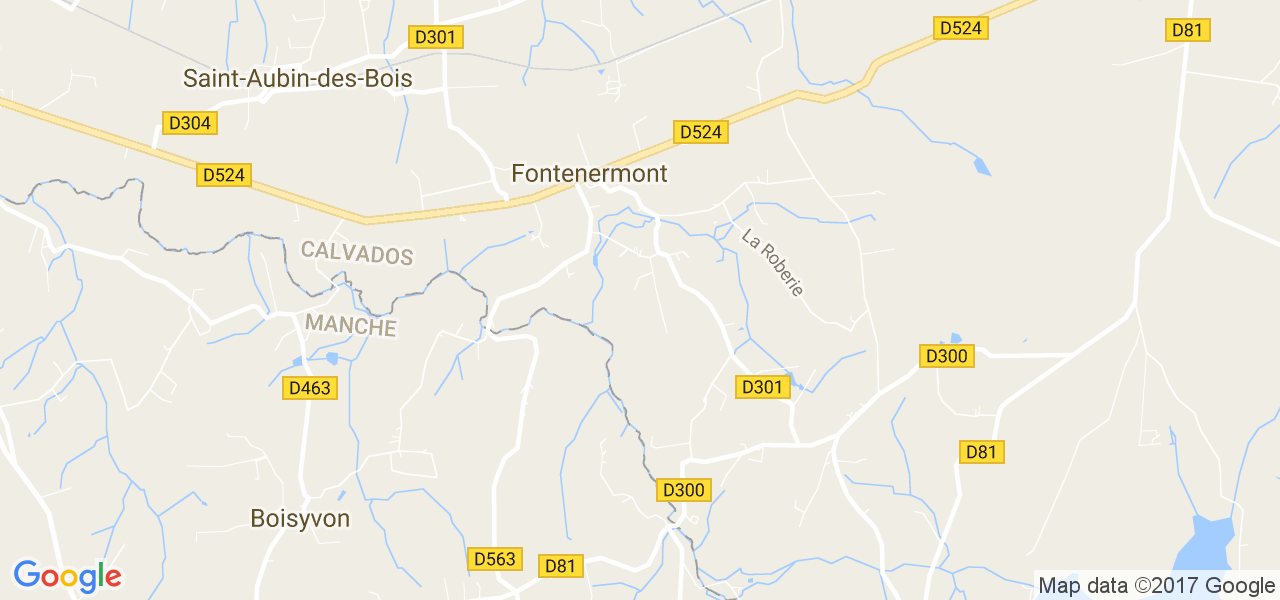 map de la ville de Fontenermont