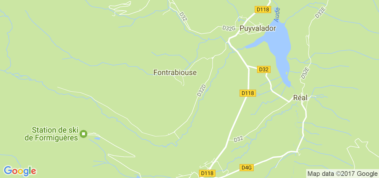 map de la ville de Fontrabiouse