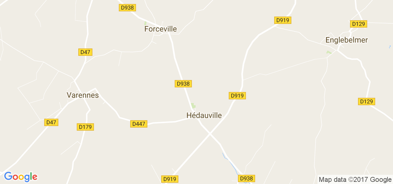 map de la ville de Forceville