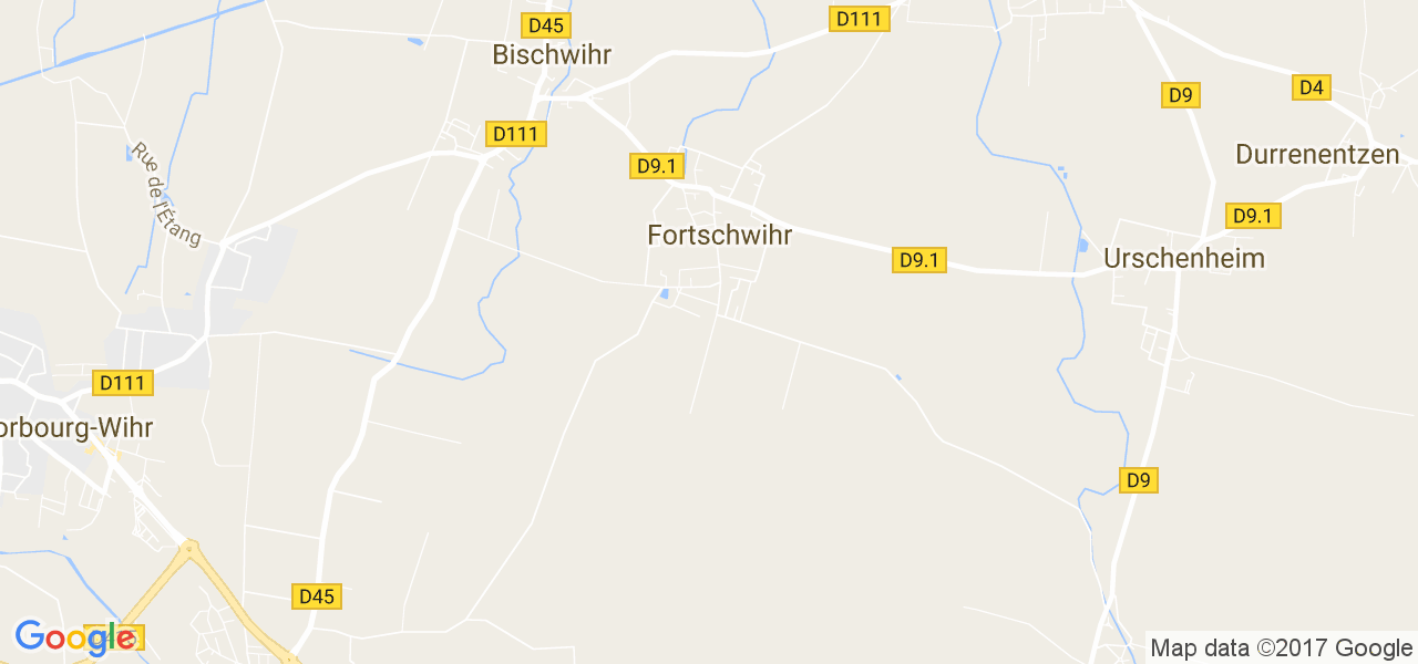 map de la ville de Fortschwihr