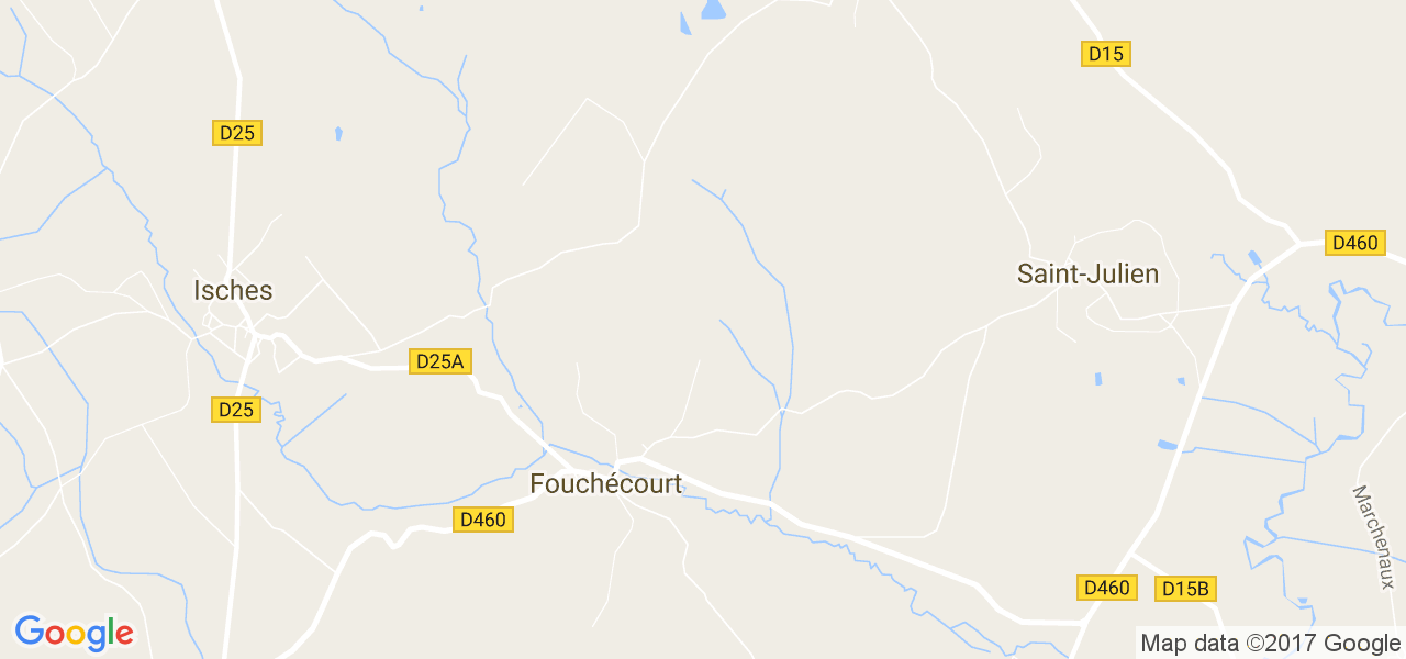 map de la ville de Fouchécourt