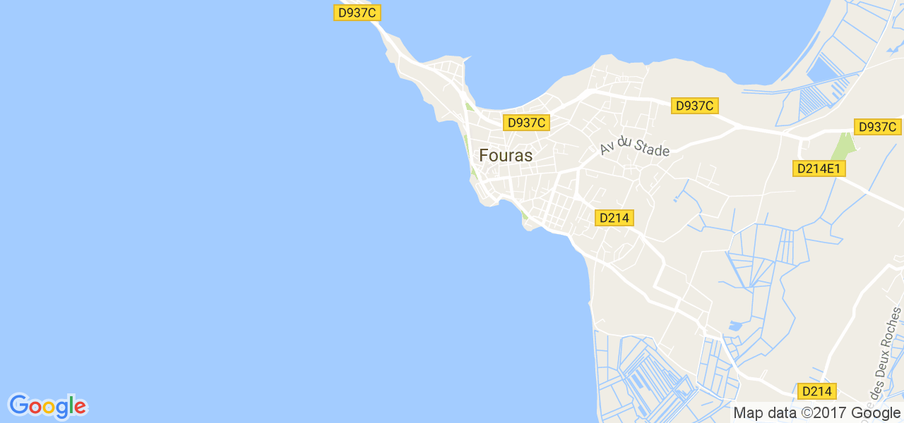 map de la ville de Fouras