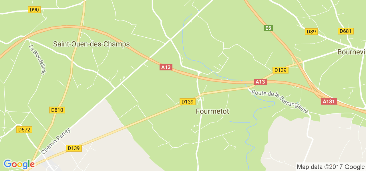 map de la ville de Fourmetot