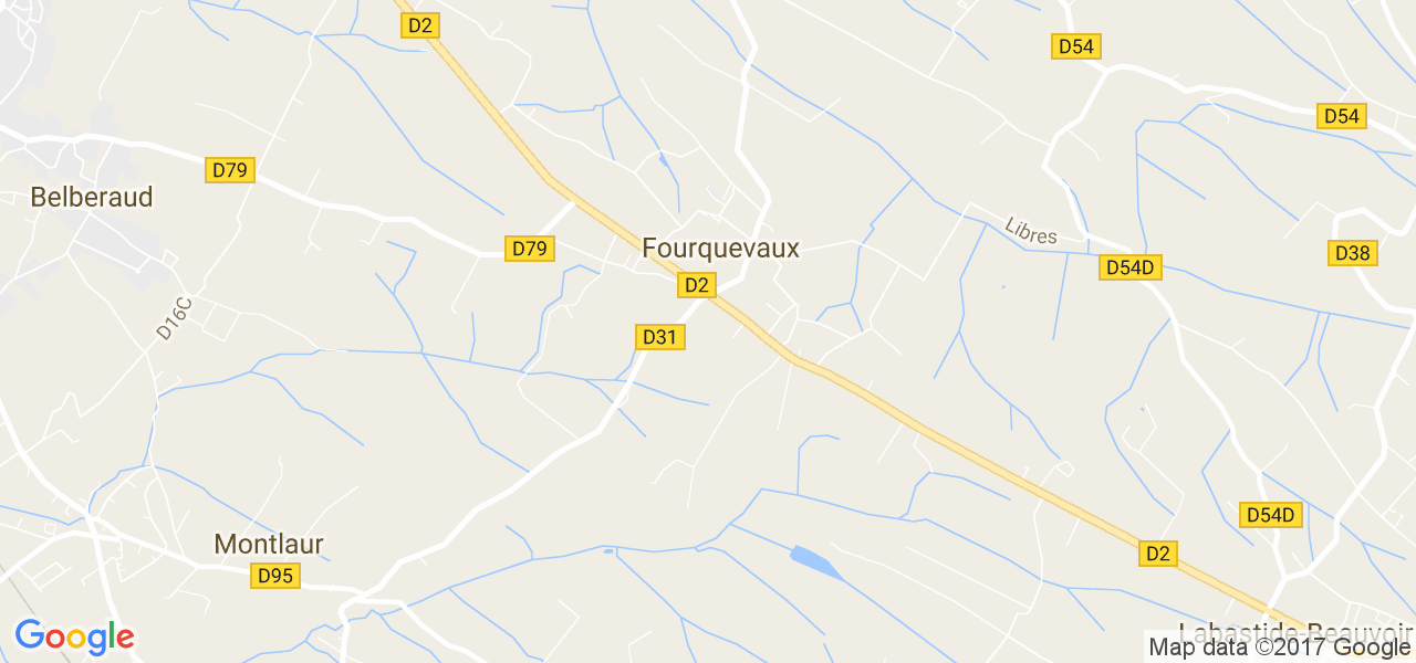 map de la ville de Fourquevaux