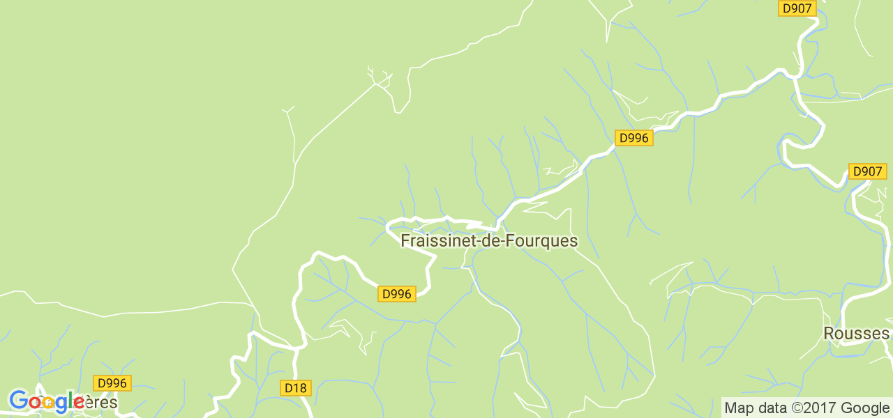 map de la ville de Fraissinet-de-Fourques