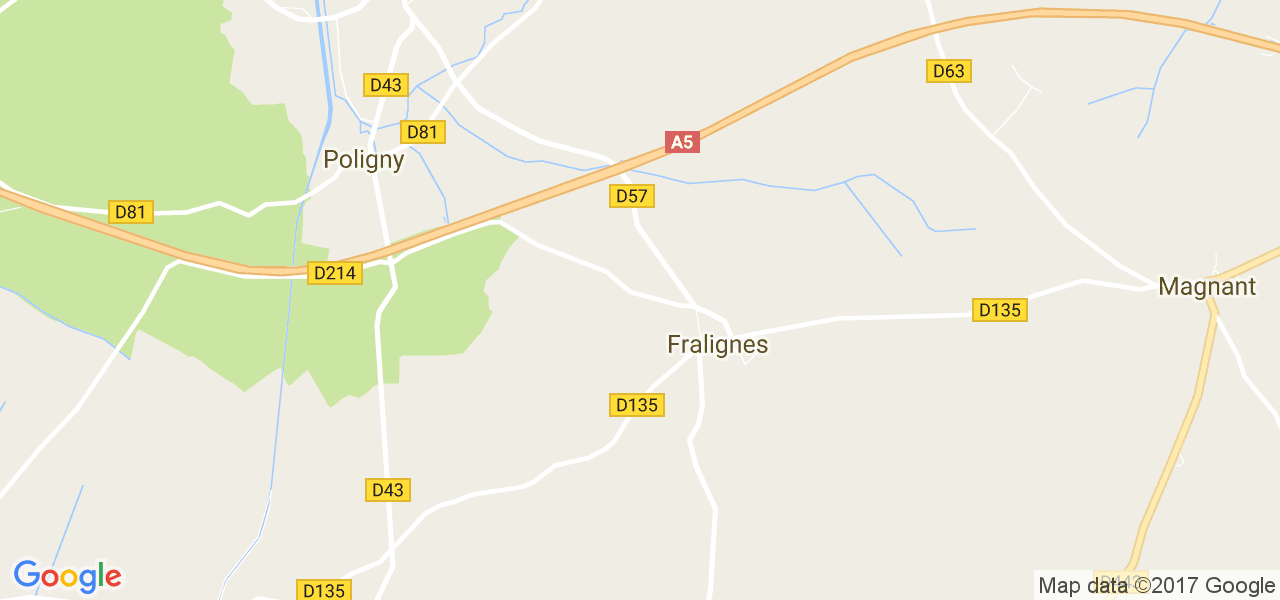 map de la ville de Fralignes