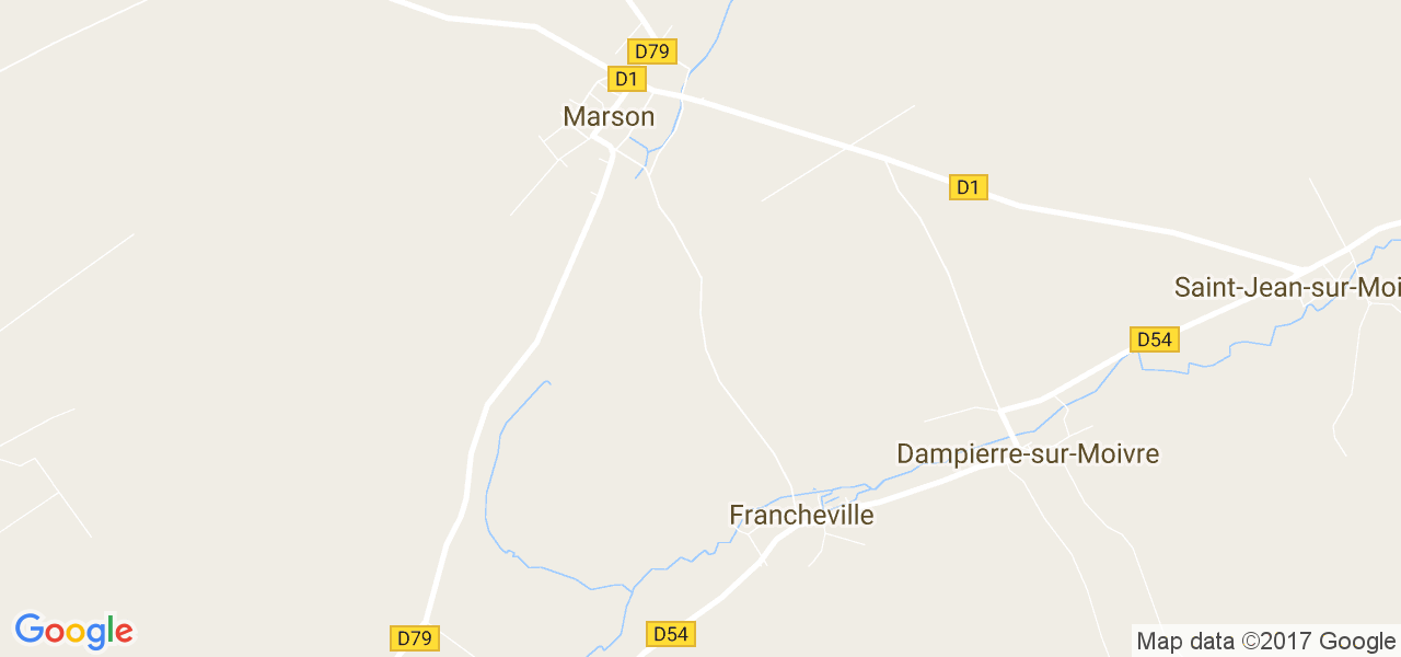 map de la ville de Francheville