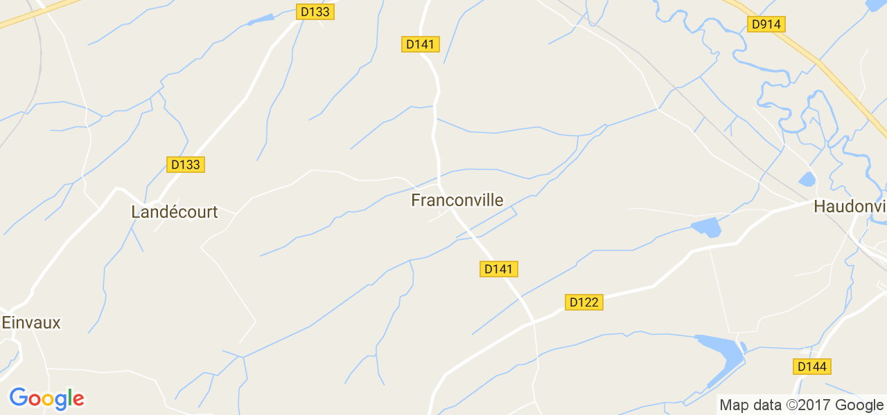 map de la ville de Franconville