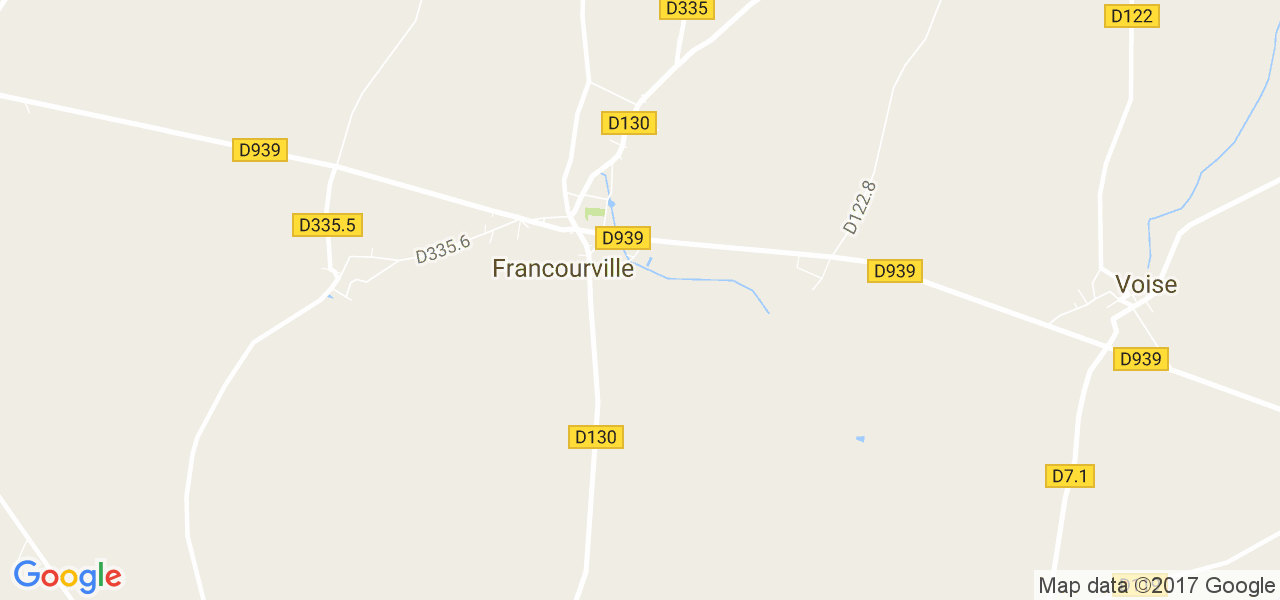 map de la ville de Francourville