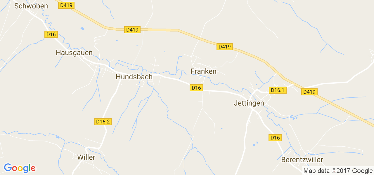 map de la ville de Franken