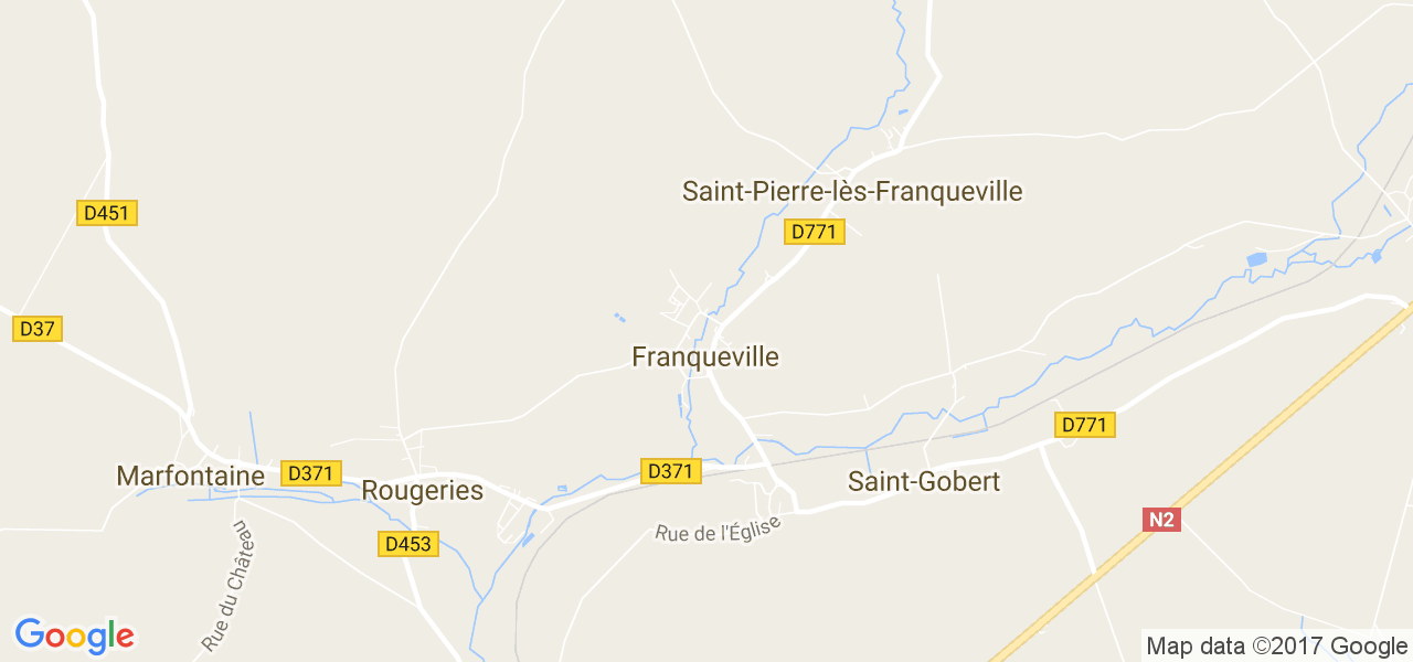 map de la ville de Franqueville