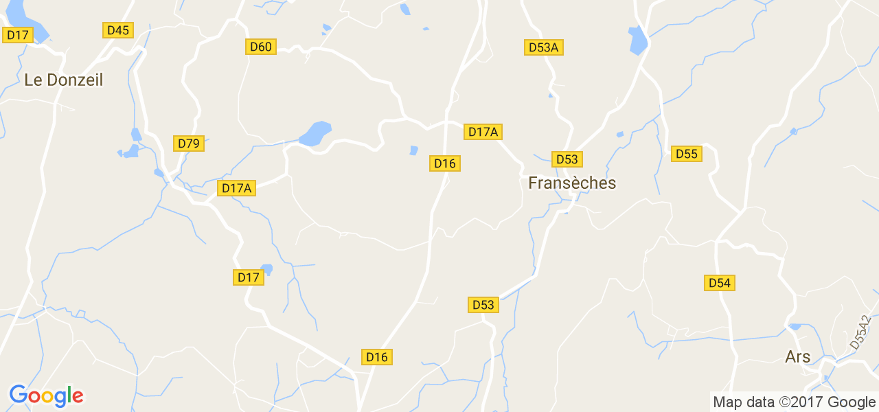 map de la ville de Fransèches