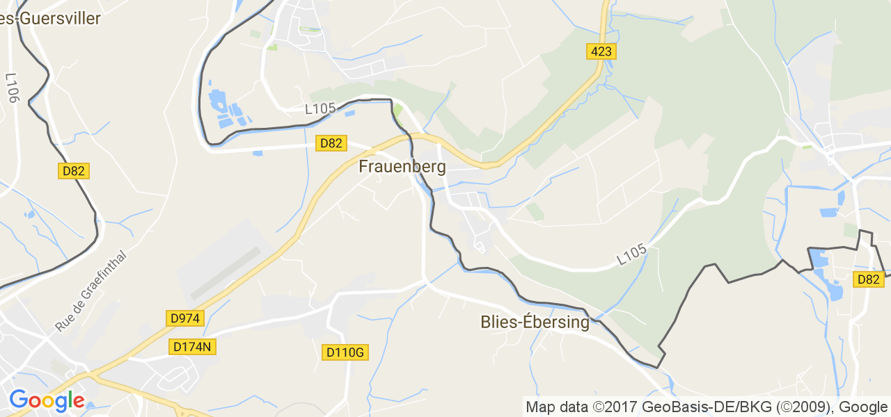 map de la ville de Frauenberg