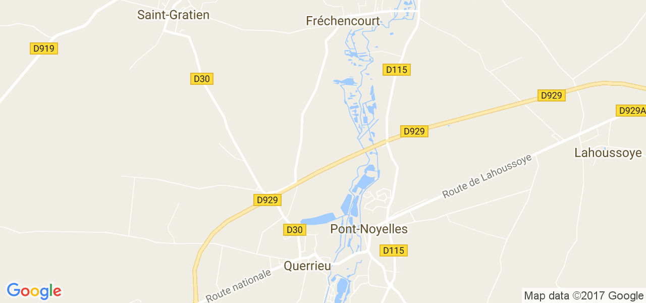 map de la ville de Fréchencourt