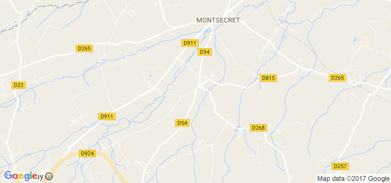 map de la ville de Frênes