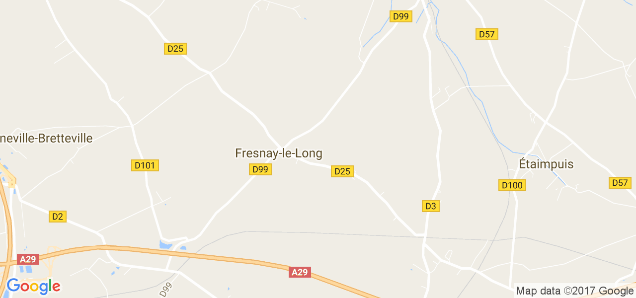 map de la ville de Fresnay-le-Long