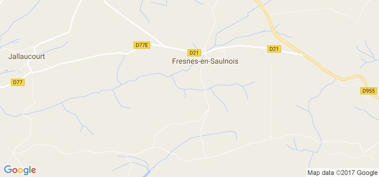 map de la ville de Fresnes-en-Saulnois