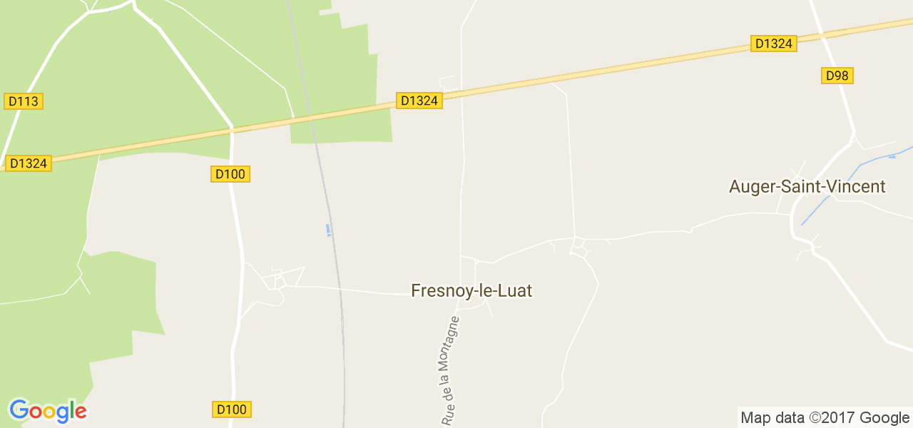 map de la ville de Fresnoy-le-Luat