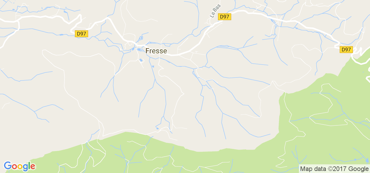 map de la ville de Fresse