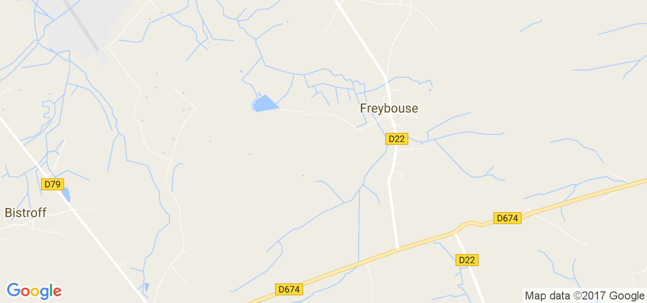 map de la ville de Freybouse